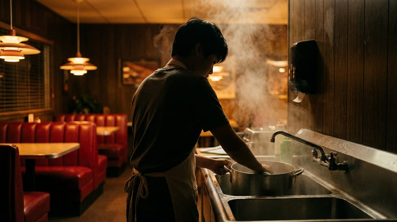 엔비디아 AI 칩과 데이터 흐름을 표현한 추상적 일러스트