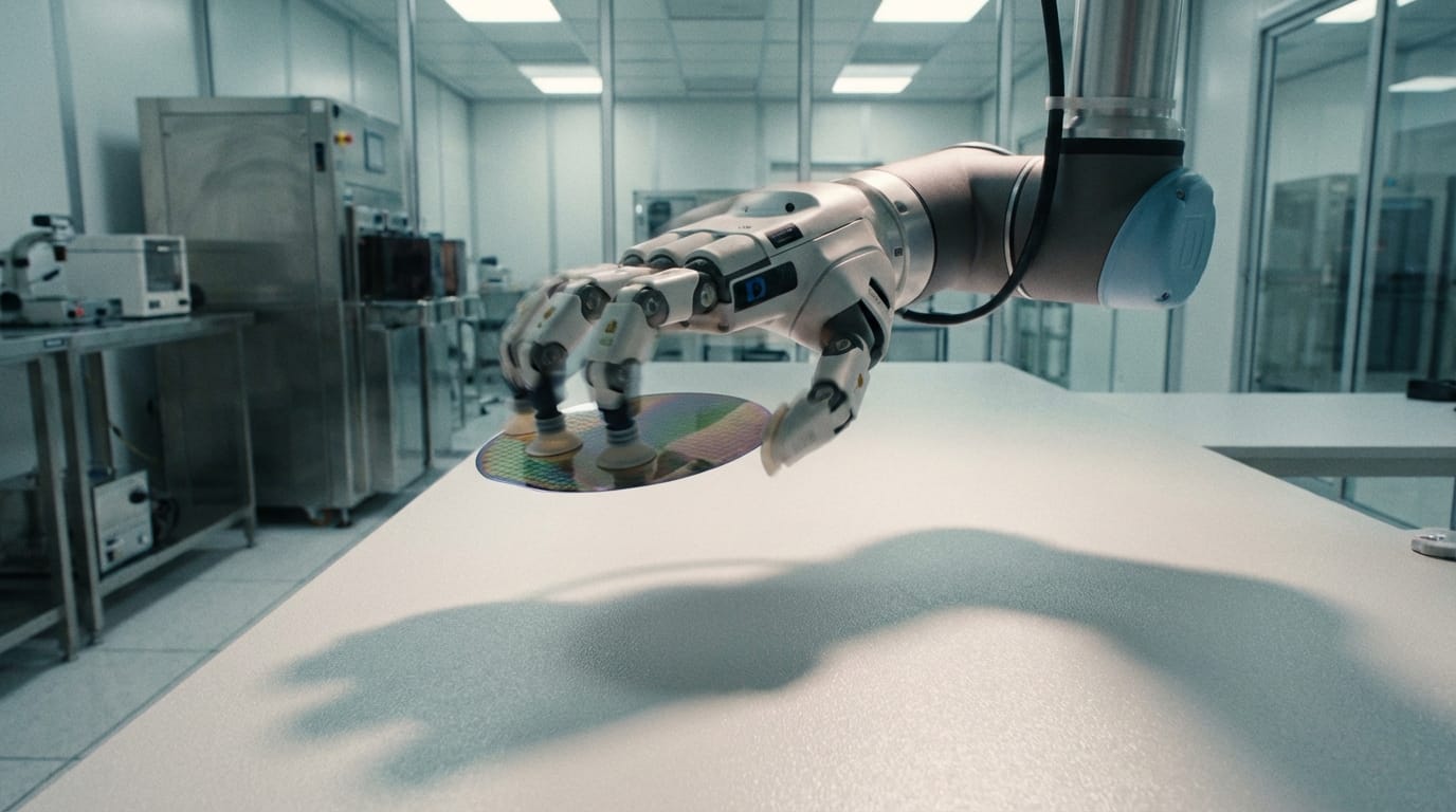 AI 투자 트렌드 — 음성AI, 로보틱스, AI 인프라 분야별 흐름 일러스트