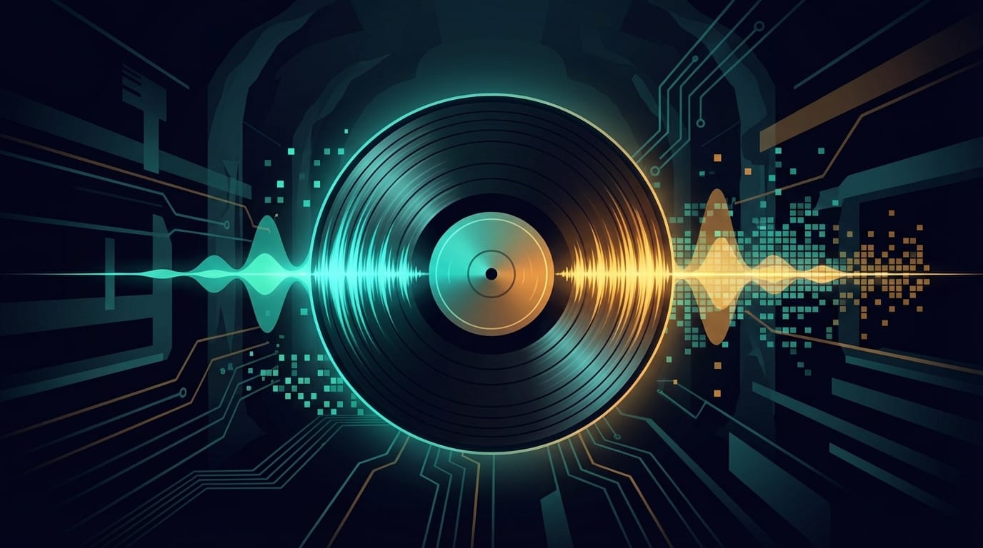 UK house and garage genre sound characteristics illustration