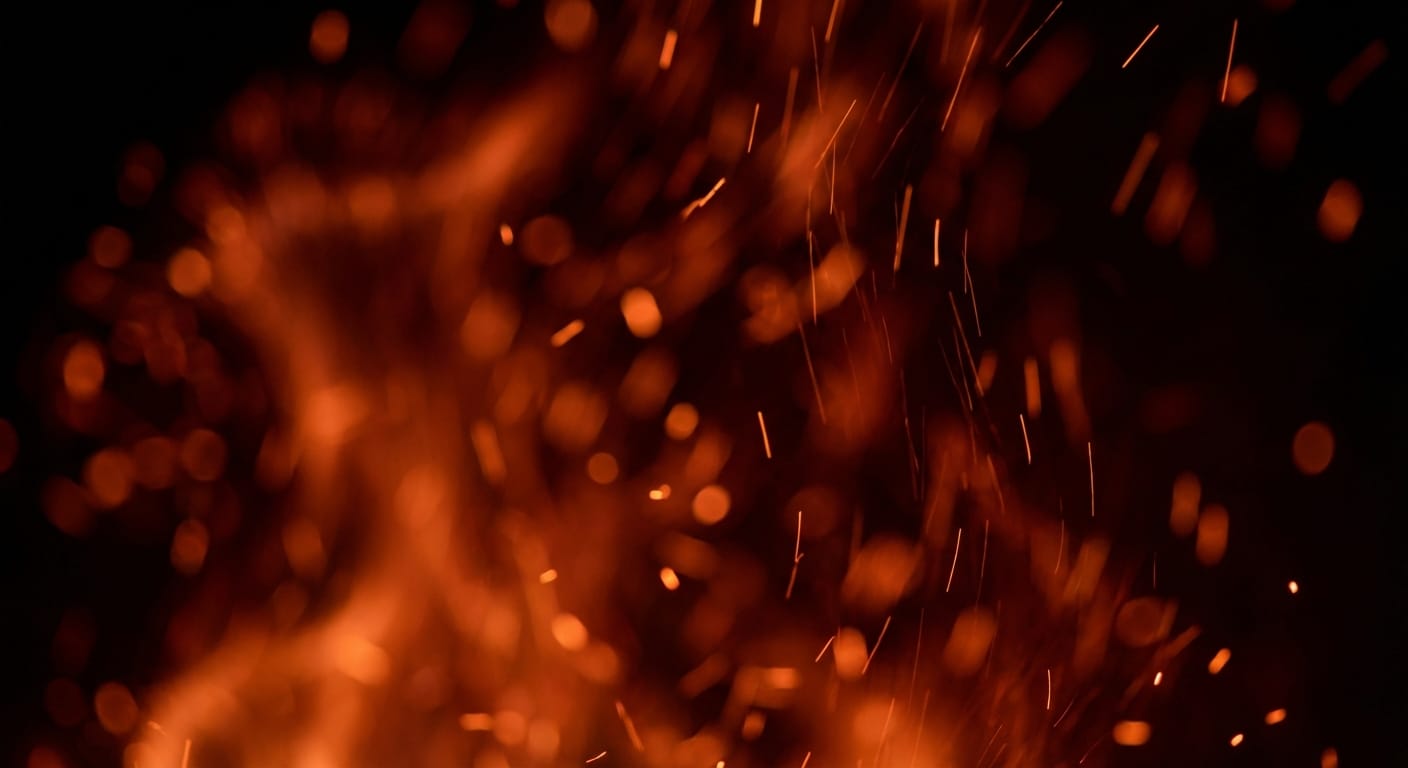 Artistic representation of flame